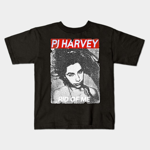 Rid Of Me >> PJ HARVEY Vintage Kids T-Shirt by MSDO-RRC